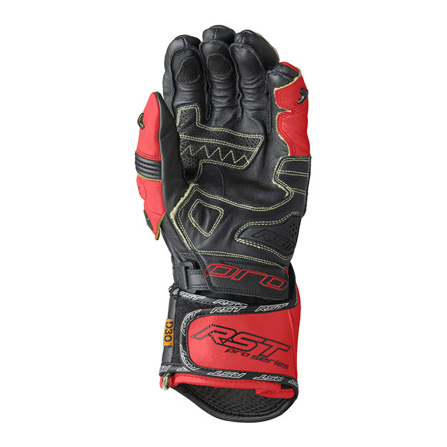 Gants moto en cuir RST Pro Series GP D3O | Homme | Rouge/Noir | 103715 