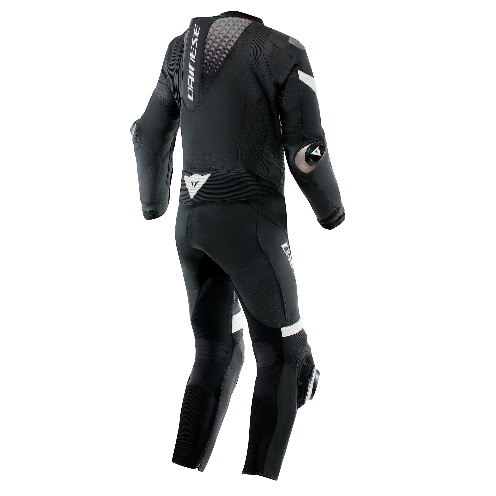 Dainese Laguna Seca 6 combinaison en cuir une pièce – combinaison de course perforée | hommes | noir/blanc 