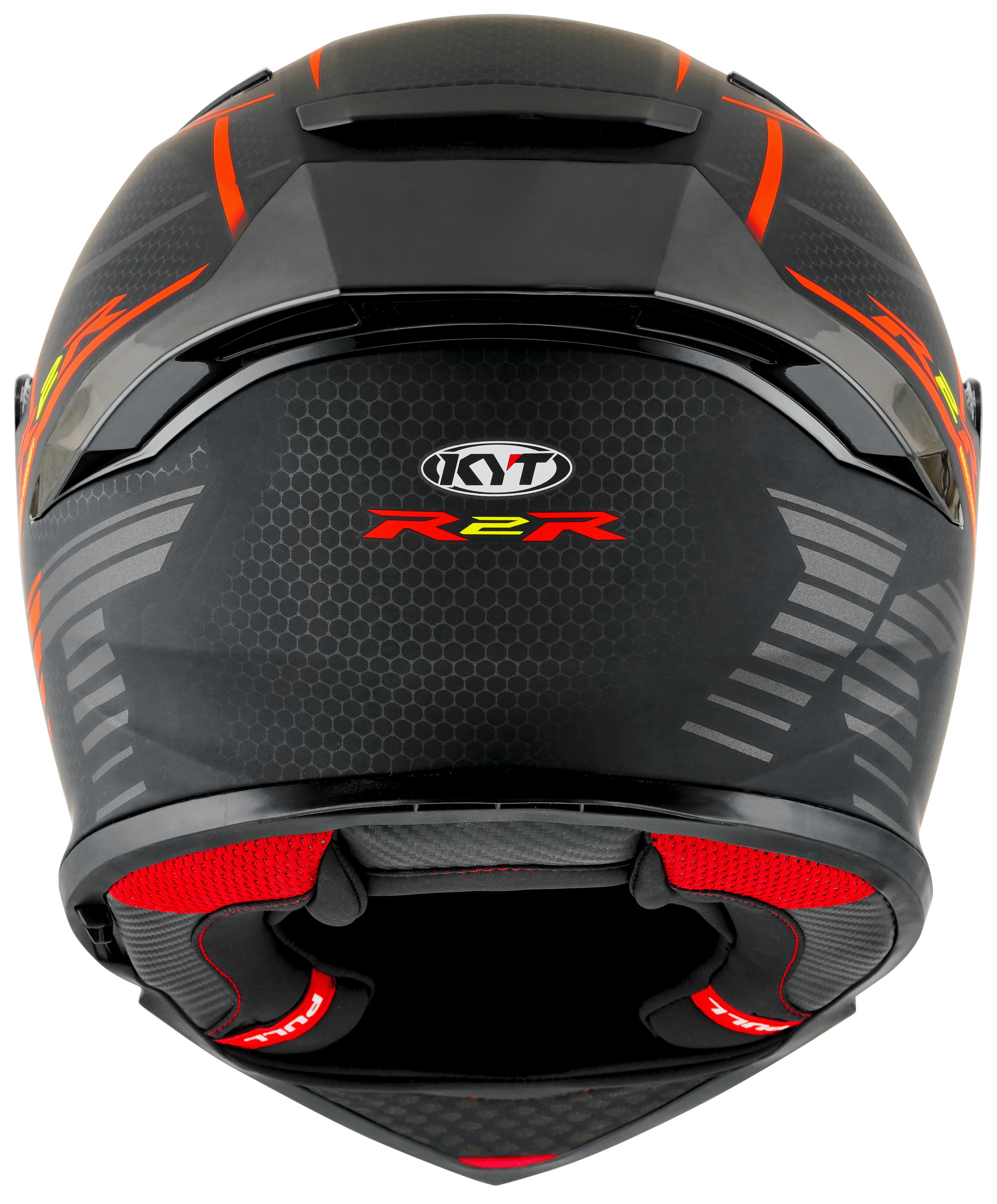 Casque KYT R2R Concept Mat Noir / Rouge Y6R20008 