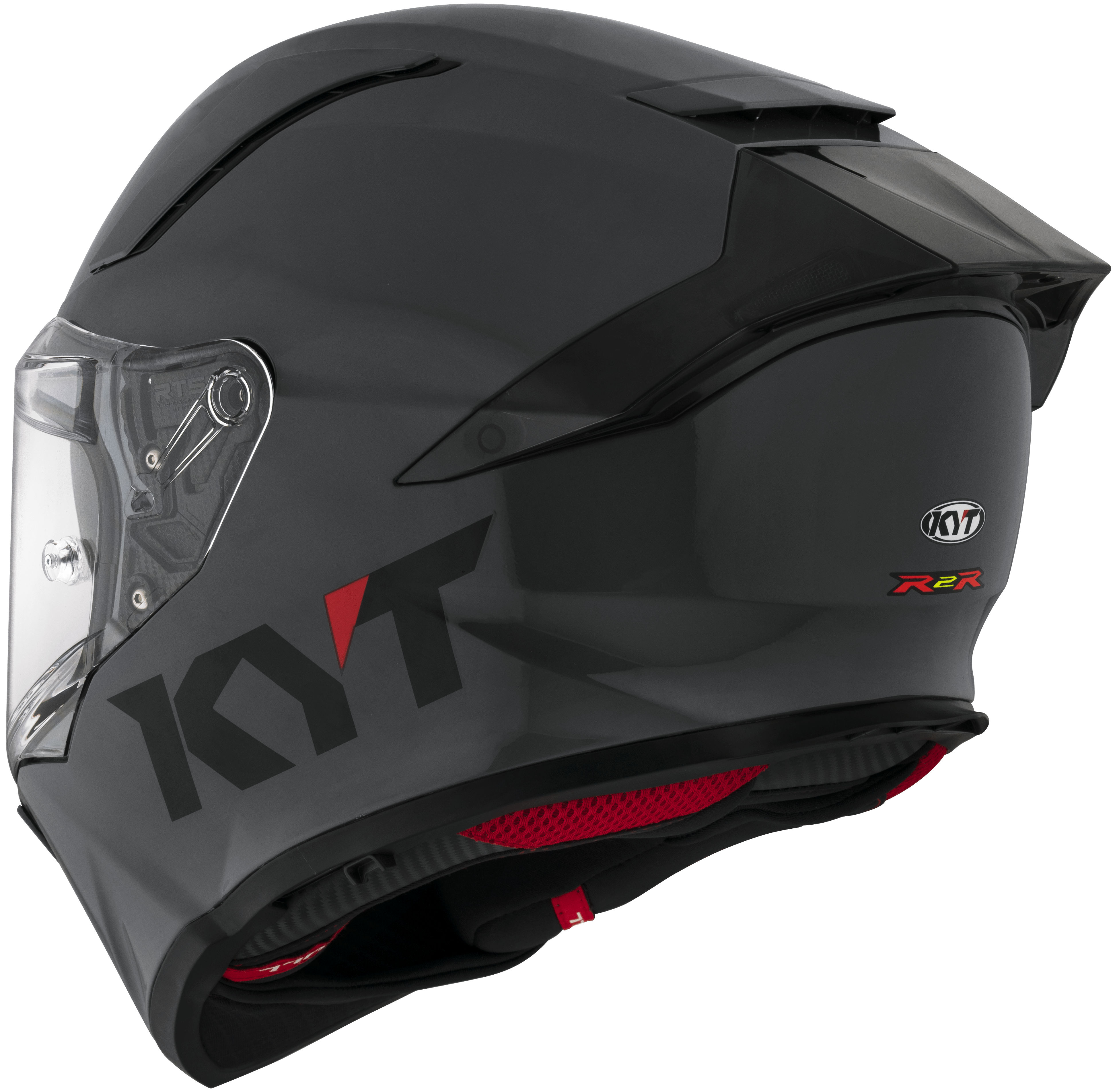 Casque KYT R2R Uni Gris Y6R200W1 