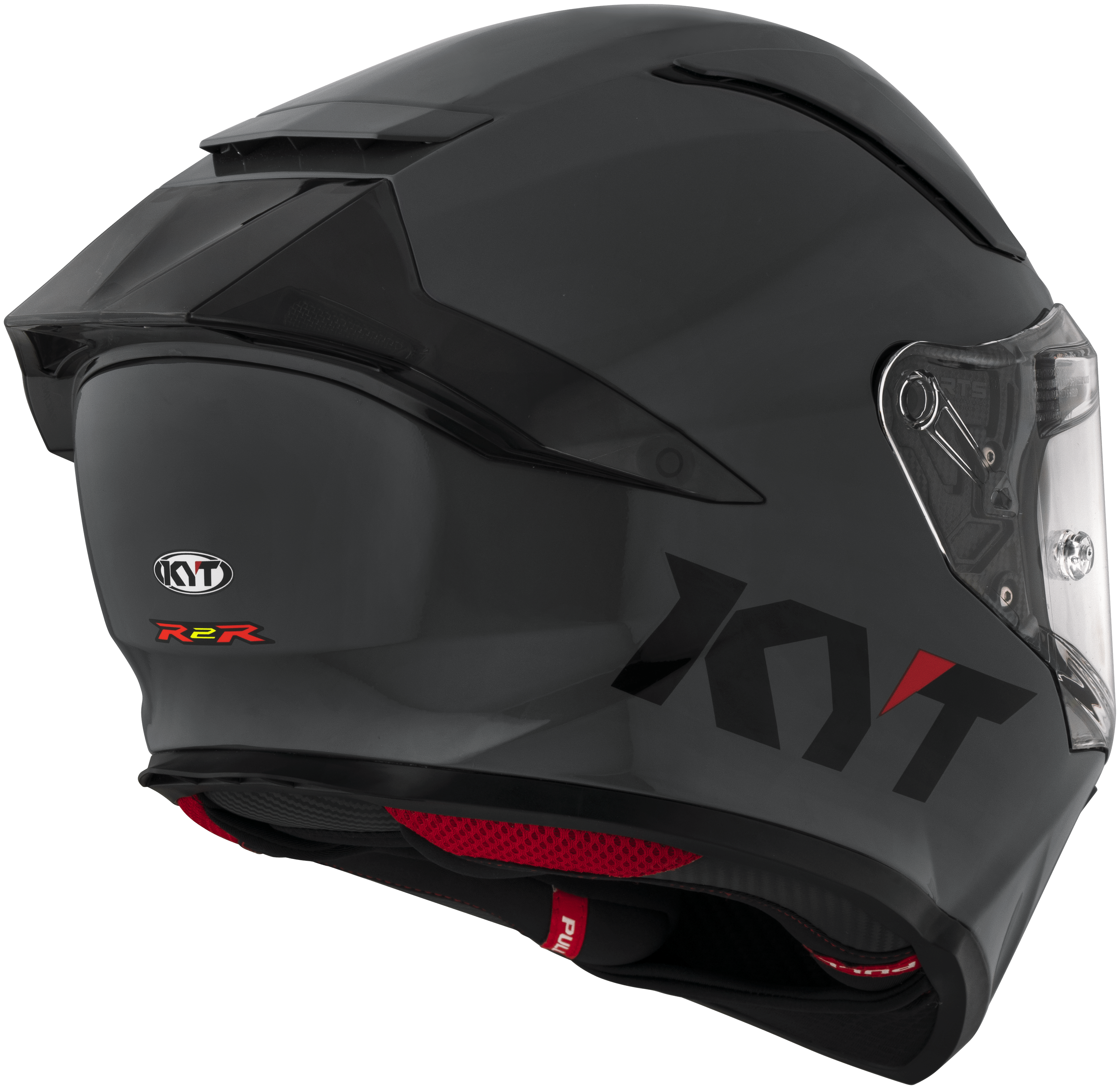 Casque KYT R2R Uni Gris Y6R200W1 