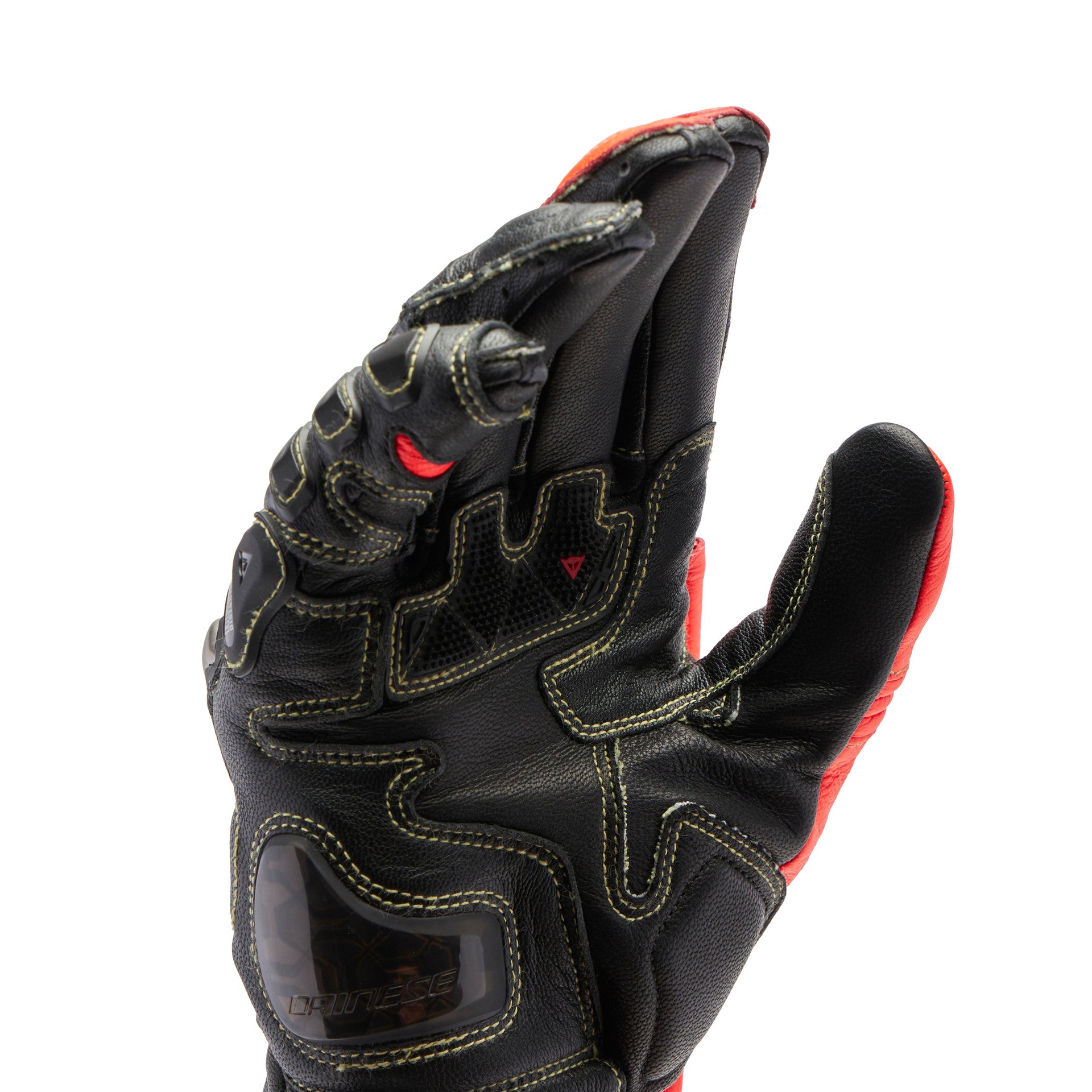 Gants de moto en cuir Dainese Full Metal 7 Racing | Homme | Noir/Rouge | 201810001462800 