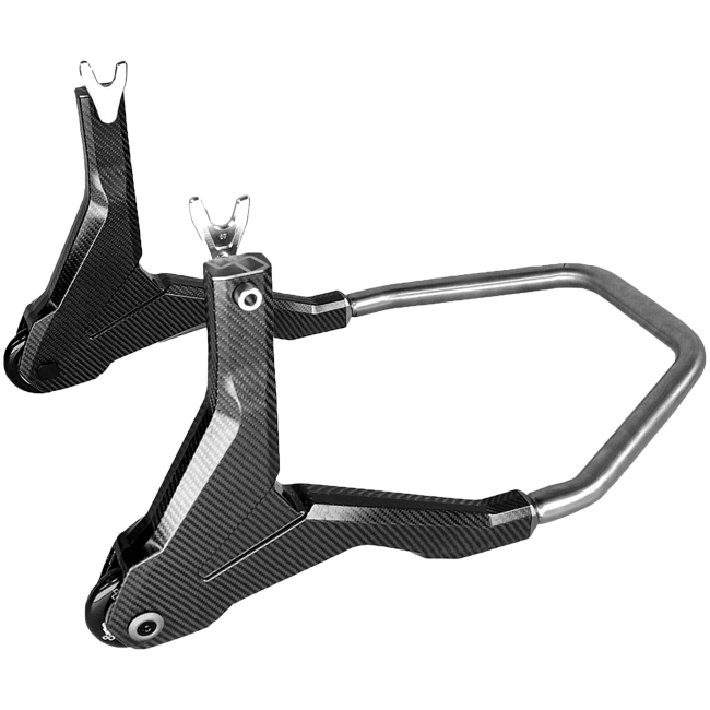 Support arrière en carbone LighTech Ducati Panigale V4/S (2025) avec supports de fourche RSC004F 
