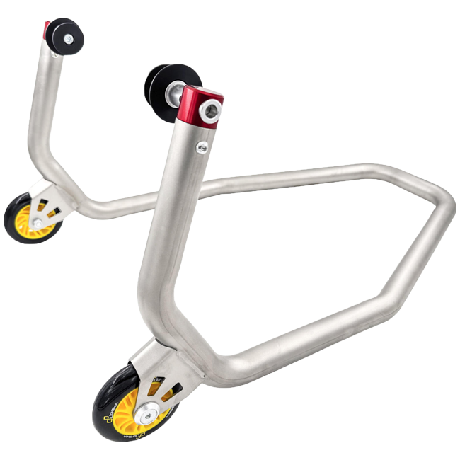 Support arrière en acier inoxydable LighTech Ducati Panigale V4/S (2025) avec supports de rouleaux RSS005R 