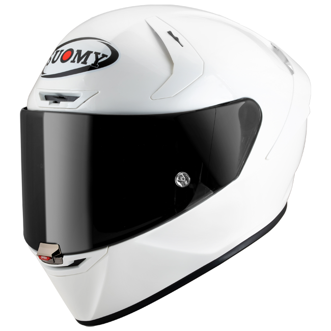 Casque Suomy SR-GP Evo Plain Pearl White Glossy K6S200W3 