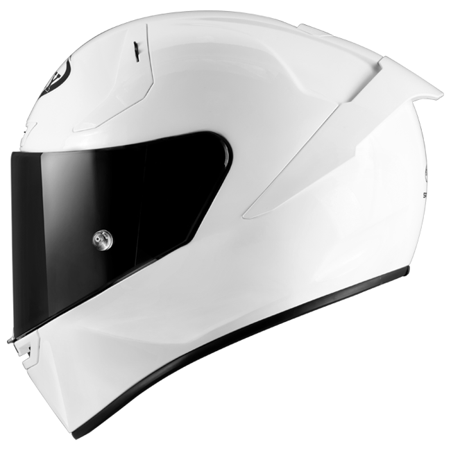 Casque Suomy SR-GP Evo Plain Pearl White Glossy K6S200W3 