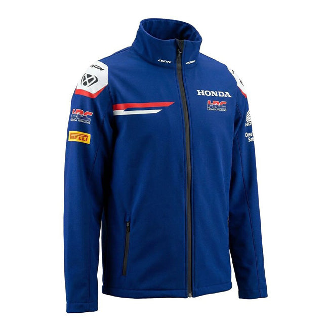 Honda HRC Racing Team Zip Sweat-Jacke Bleu Réplique 2026 Homme IXON 
