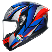 Casque AGV K6 S Slashcut Noir/Bleu/Rouge | 2118395001015 