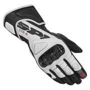 Gants de moto en cuir Spidi STR-6 Racing | Homme | Noir/Blanc | A221011 