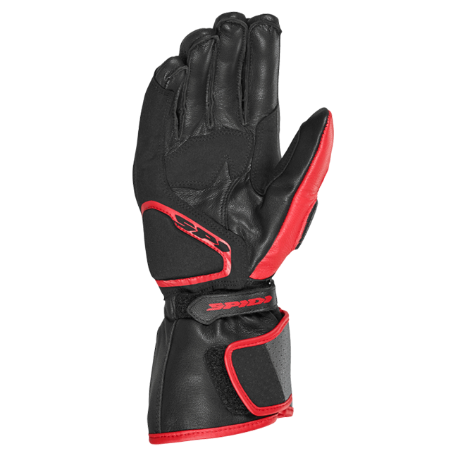 Gants de moto en cuir Spidi STR-6 Racing | Homme | Rouge | A221014 