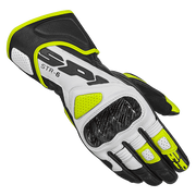 Gants de moto en cuir Spidi STR-6 Racing | Hommes | Noir/Jaune fluo | A221394 