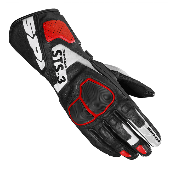 Spidi STS-3 Sport Gants moto en cuir | Femme | Rouge | A220014 