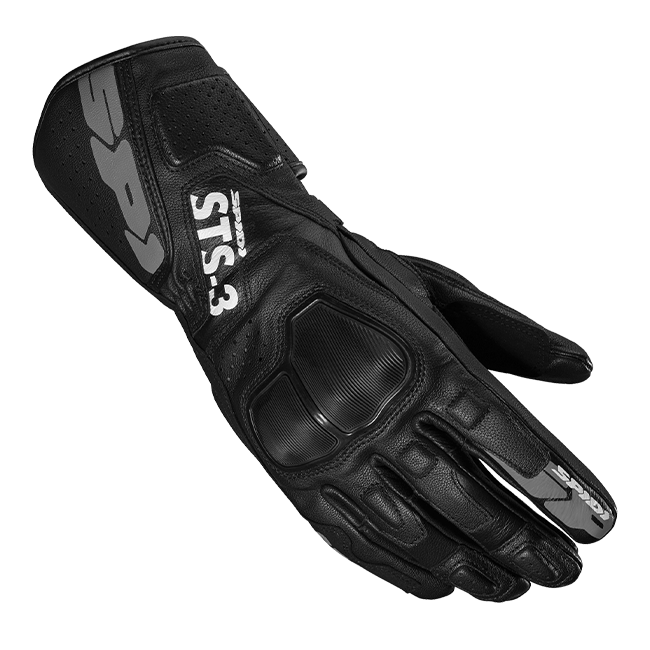 Gants moto en cuir Spidi STS-3 Sport | Femme | Noir | A220026 