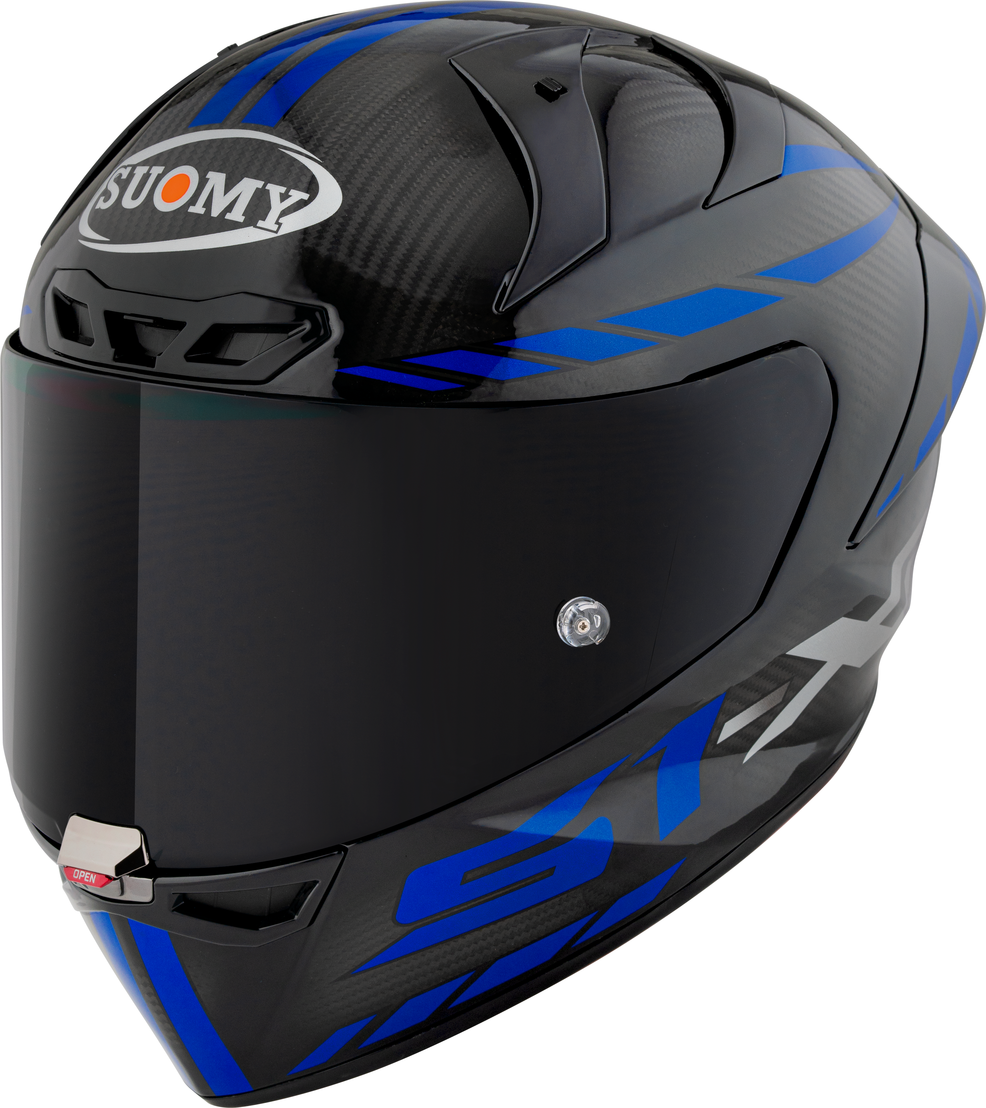 Casque Suomy S1-XR GP Carbon Hypersonic Bleu K6SX0006 
