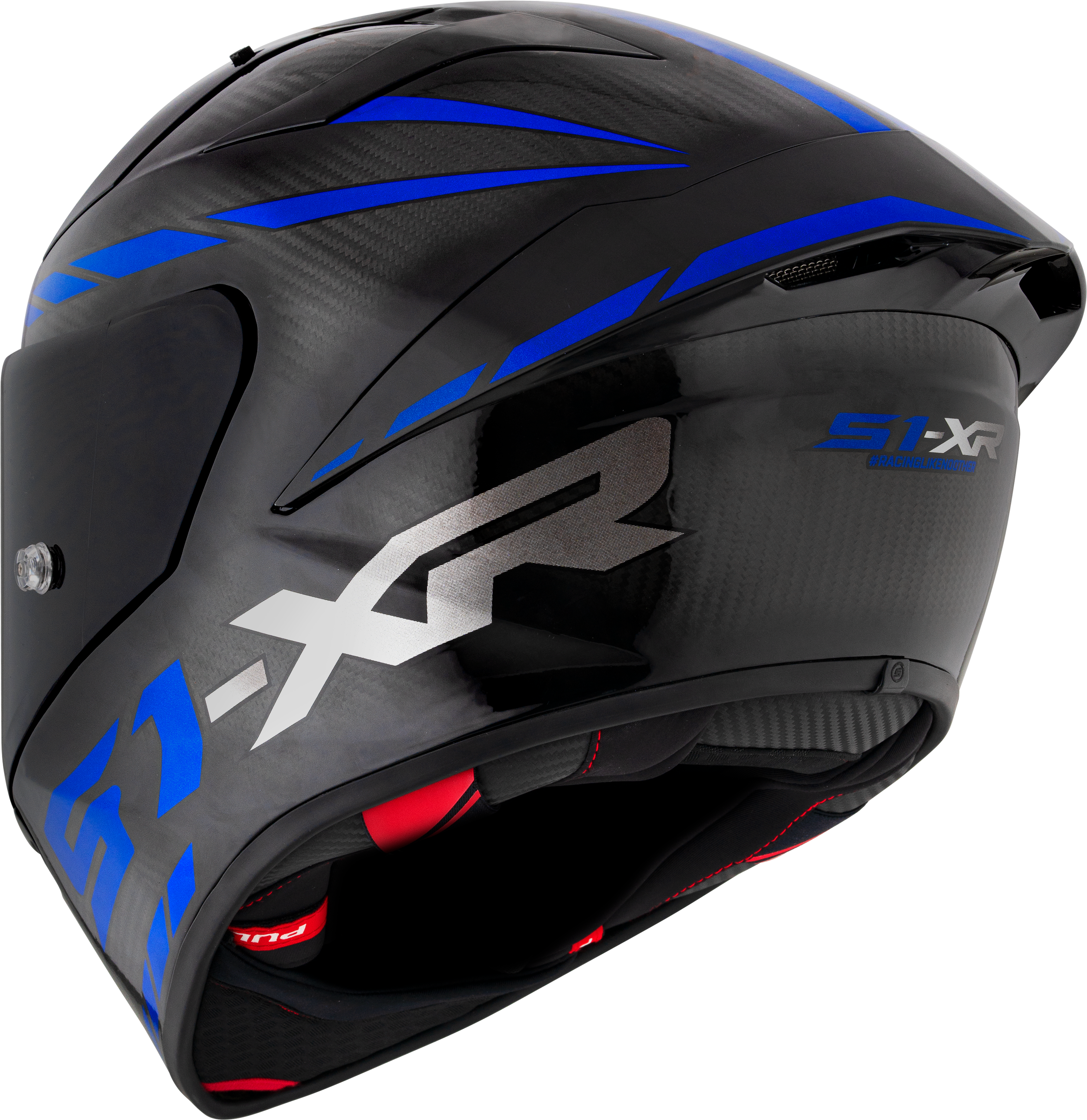 Casque Suomy S1-XR GP Carbon Hypersonic Bleu K6SX0006 
