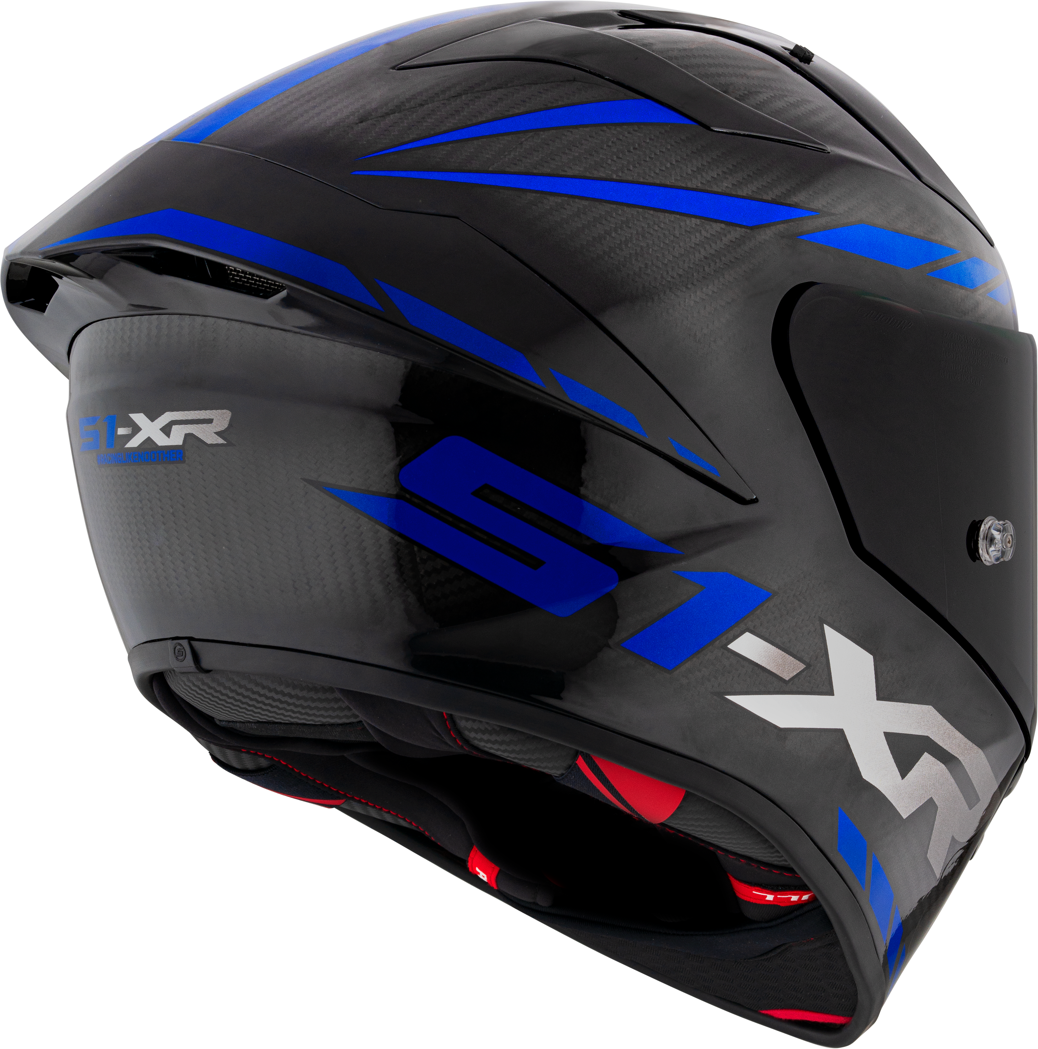Casque Suomy S1-XR GP Carbon Hypersonic Bleu K6SX0006 