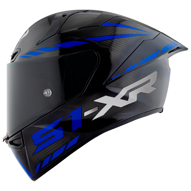 Casque Suomy S1-XR GP Carbon Hypersonic Bleu K6SX0006 