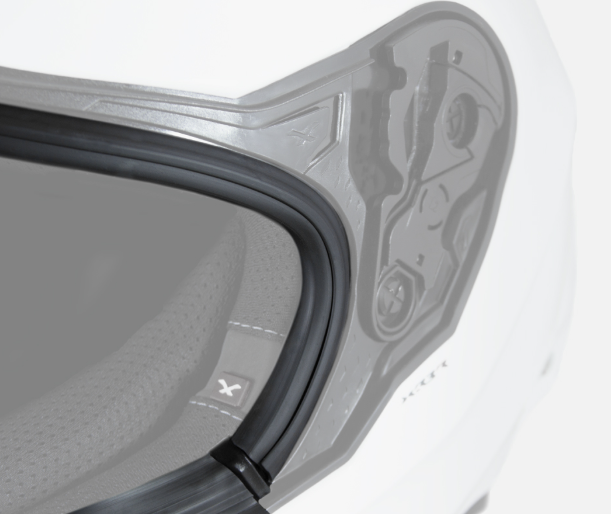 Nexx Visier X.R3R Iridium Miroir Rouge 