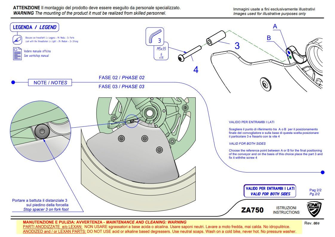 Freins à disque en carbone refroidissement conduits d'air GP Evo Pramac Racing Ducati Panigale 1299/S (15-18) 