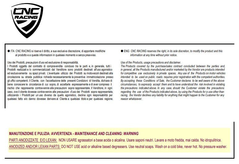 Bouchon de réservoir CNC Racing Ducati Panigale V4/S (2025) TSB11 