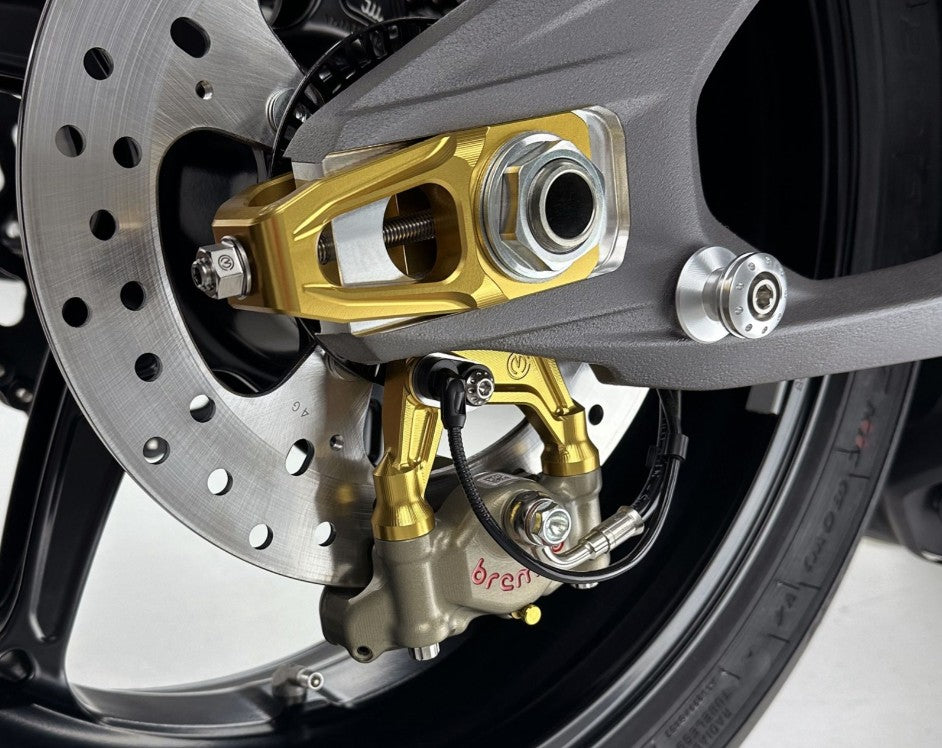 Kit de tendeur de chaîne avec support d'étrier et Brembo P2-30 69,5 mm XA6H530 Motocorse Ducati Panigale V4/S (2025) 