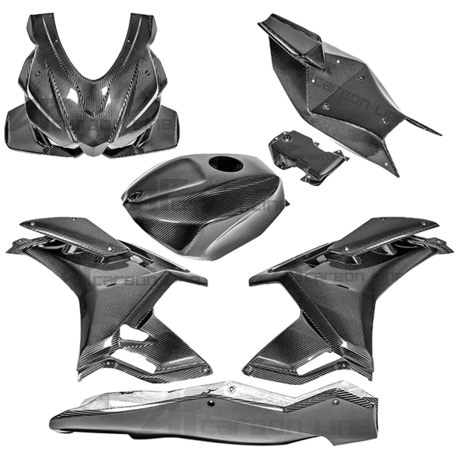 Ensemble complet de carénage 200g AP Carbon Line Aprilia RSV4/RR/1100 Factory (21-25) 