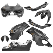 Ensemble complet de carénage 200 g en carbone AP Carbon Line Ducati Panigale V4 R (2026) 