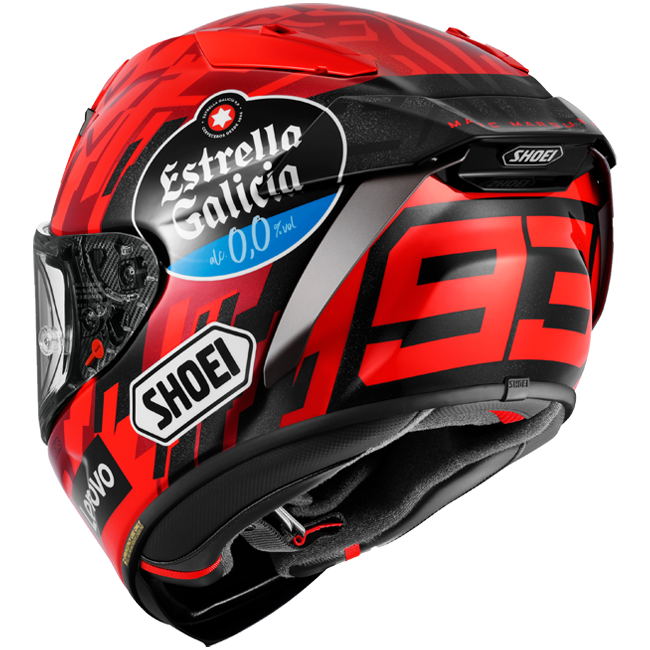Casque Shoei X-SPR PRO M.Marquez93 TC-1 Réplica de Marc Márquez 2025 
