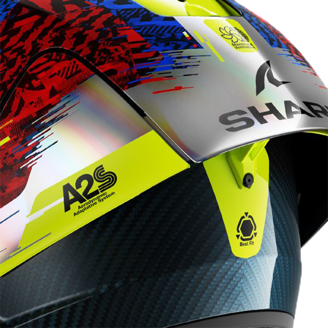 Casque Shark Aeron GP FIM 2 Racing Speed-Vib DBR 