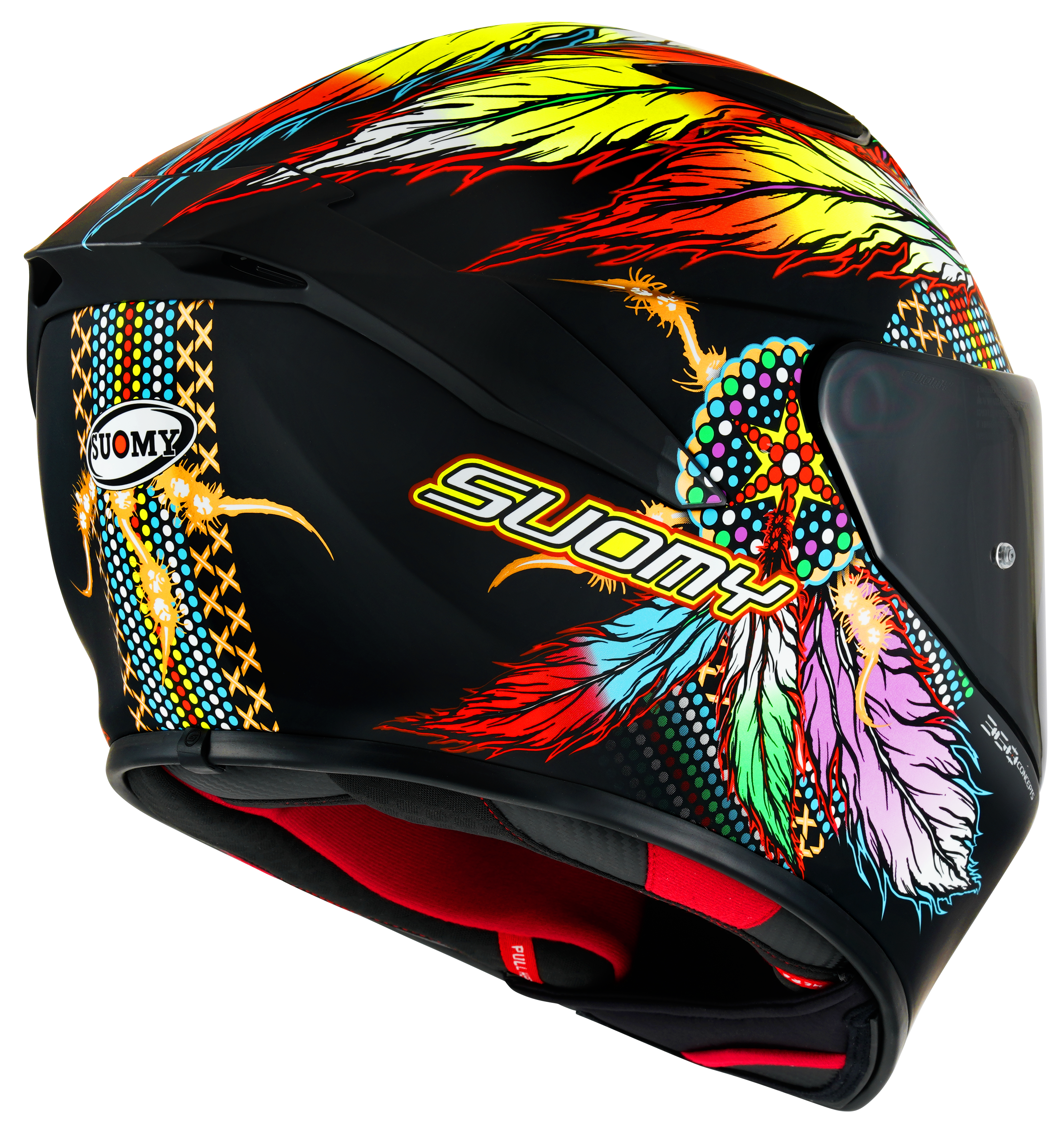 Casque Suomy Track-1 Chieftain Noir Mat K6T10014 