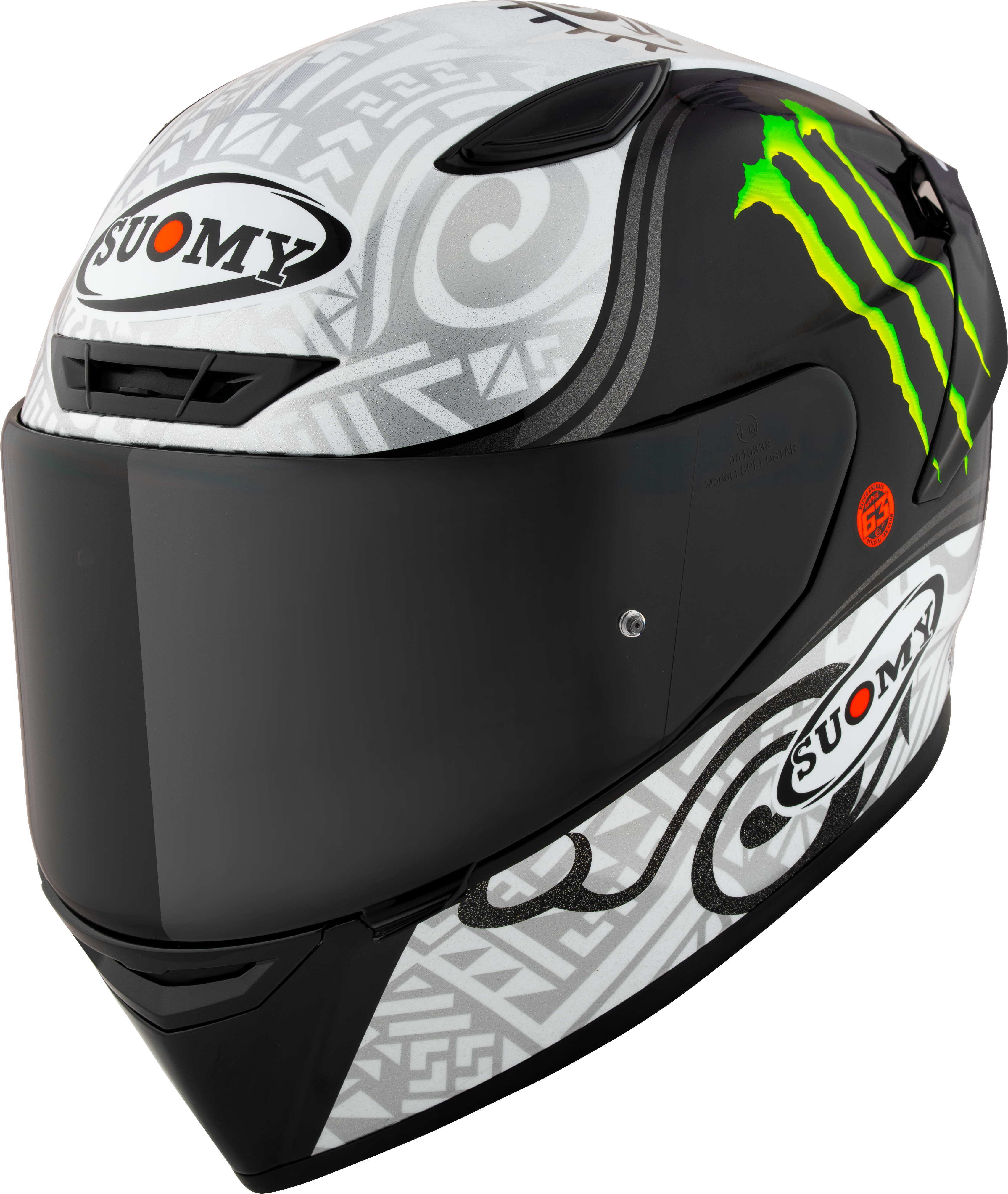 Casque Suomy Track-1 Francesco Pecco Bagnaia Test d'Hiver 2023 Réplica K6T10015 