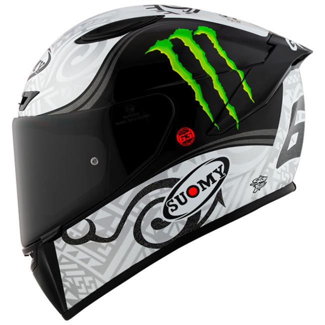 Casque Suomy Track-1 Francesco Pecco Bagnaia Test d'Hiver 2023 Réplica K6T10015 