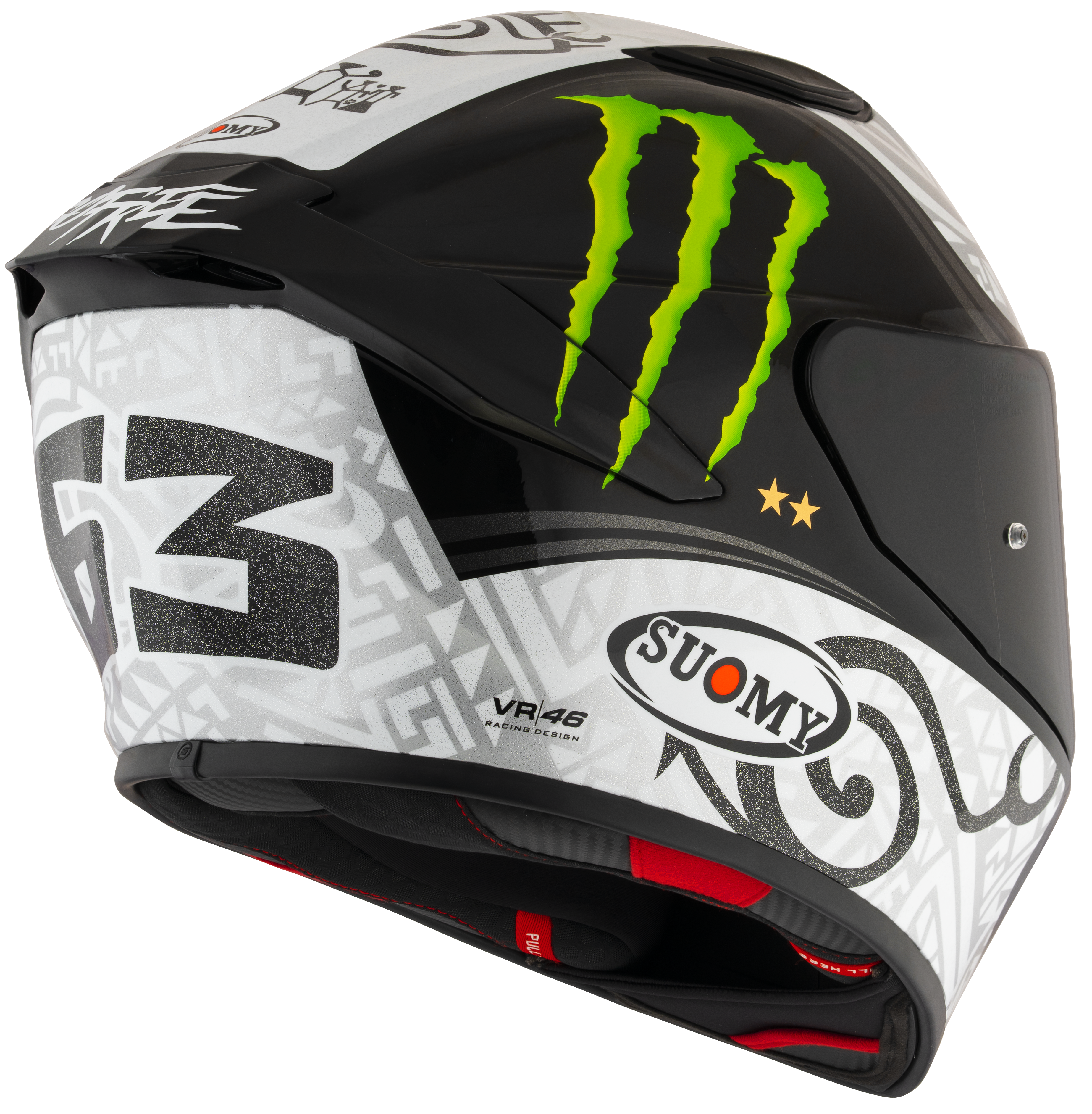 Casque Suomy Track-1 Francesco Pecco Bagnaia Test d'Hiver 2023 Réplica K6T10015 