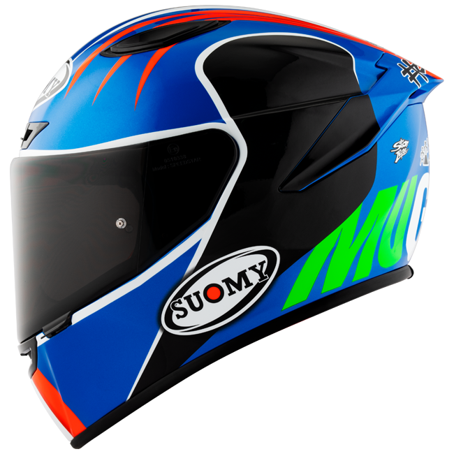 Casque Suomy Track-1 Francesco Pecco Bagnaia Mugello 2022 Réplique K6T10016 