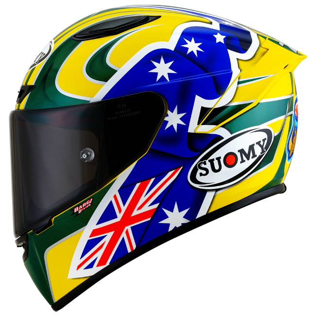 Casque Suomy Track-1 Troy Bayliss 2005 Réplica K6T10017 