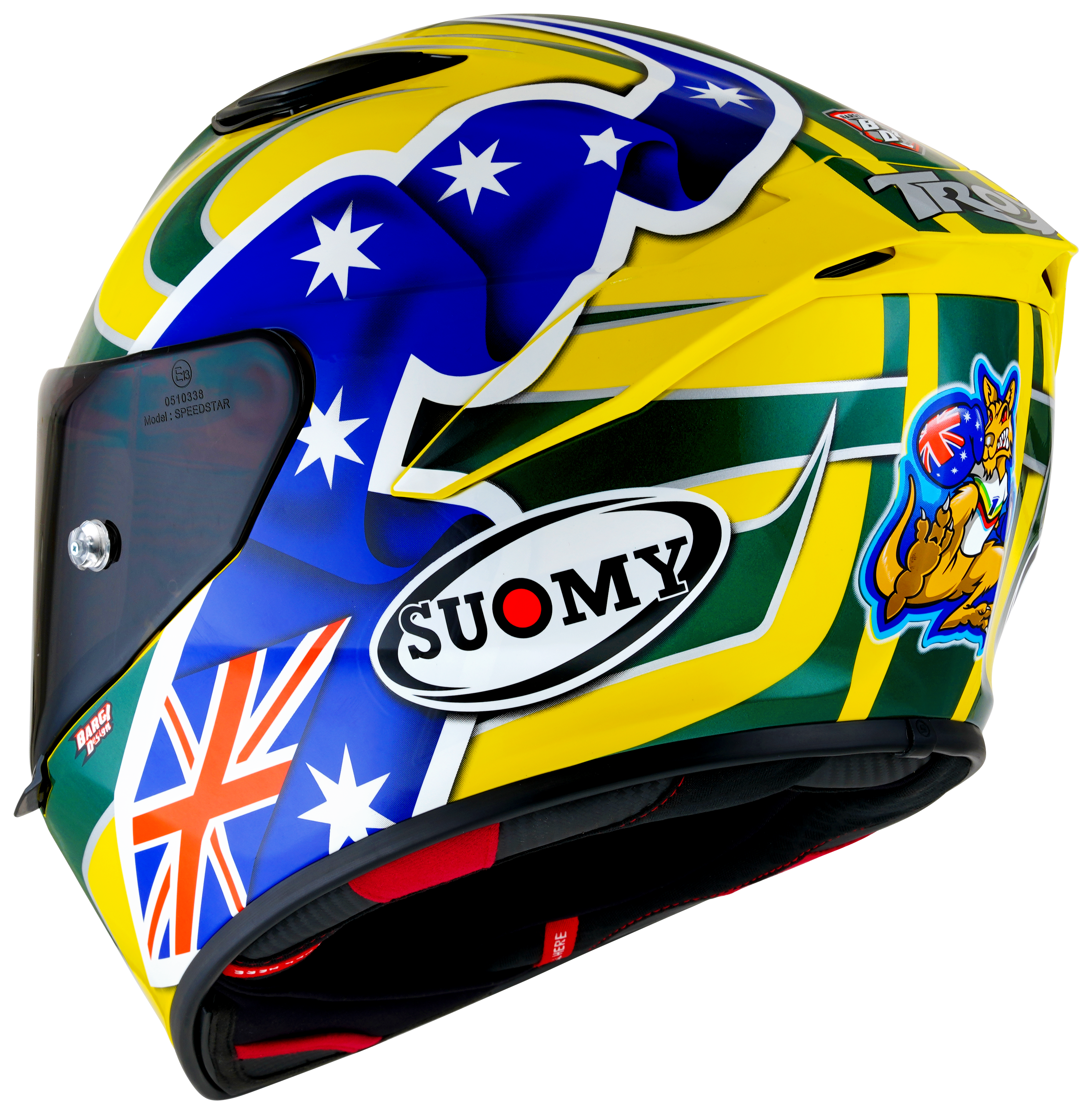 Casque Suomy Track-1 Troy Bayliss 2005 Réplica K6T10017 