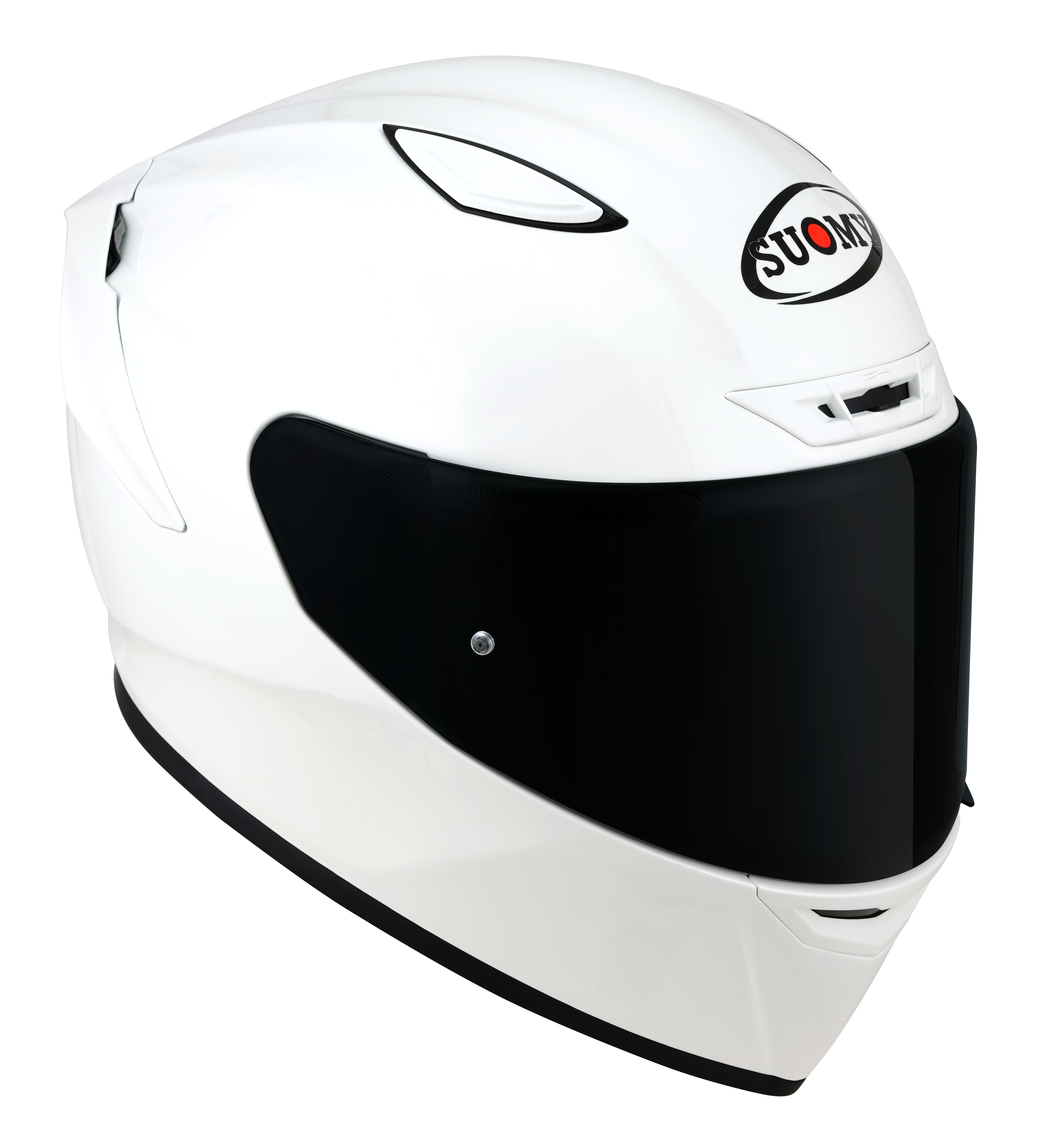 Casque Suomy Track-1 blanc brillant K6T100W3 
