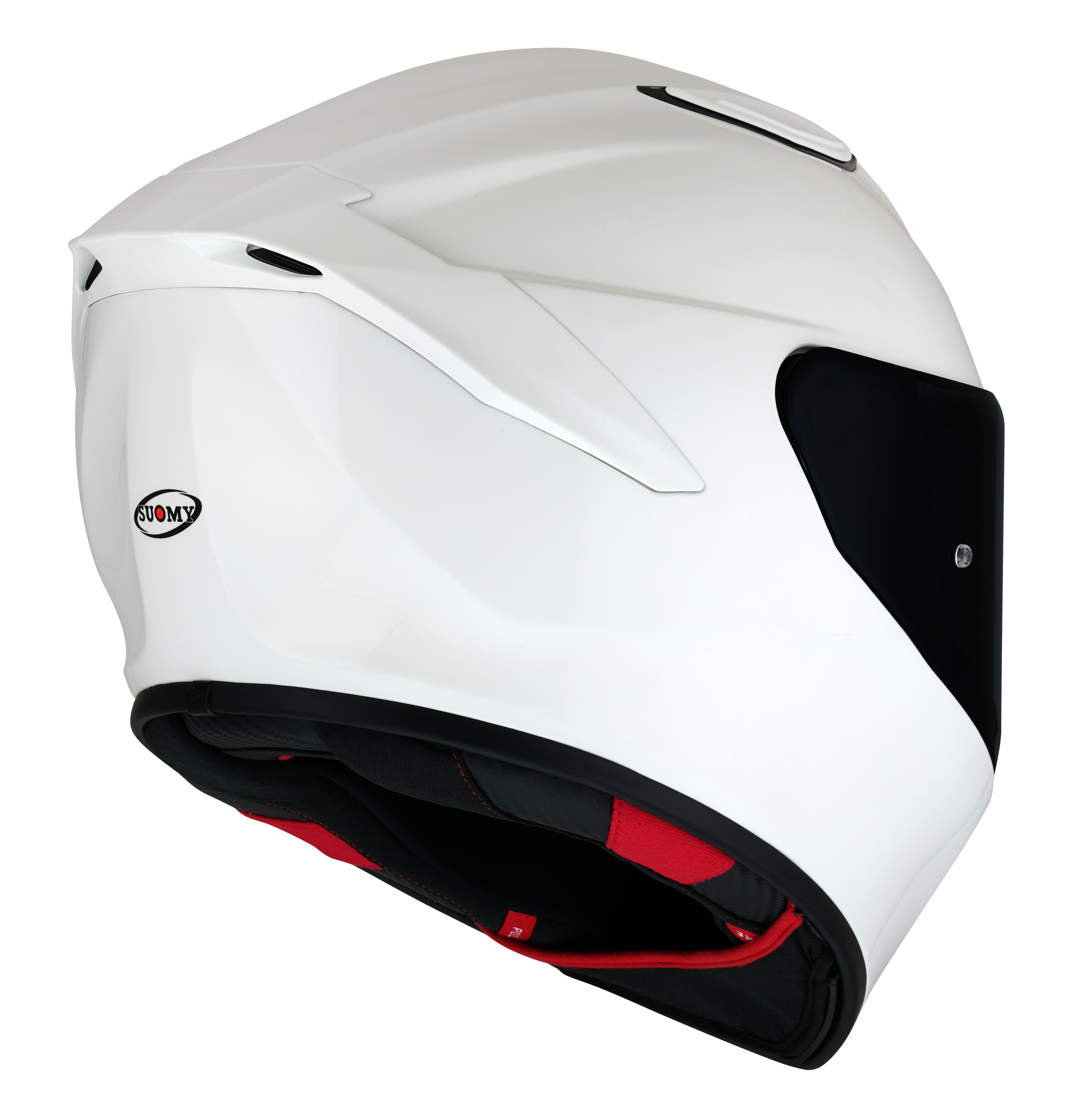 Casque Suomy Track-1 blanc brillant K6T100W3 
