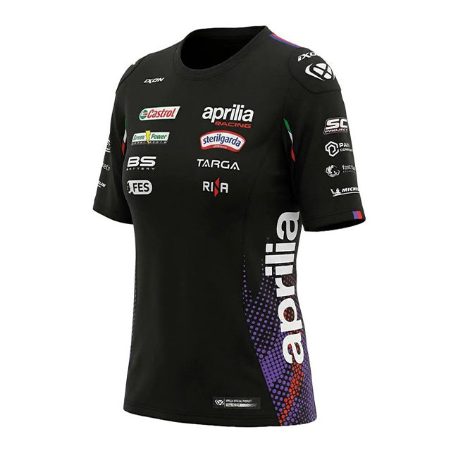T-shirt réplique de l’équipe Aprilia Racing 2026 pour femmes IXON 
