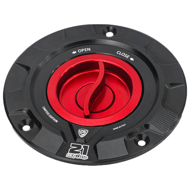 Cap de réservoir avec système de verrouillage rapide Troy Bayliss Édition Limitée CNC Racing Ducati Panigale V4/S (2025) TS423TB 