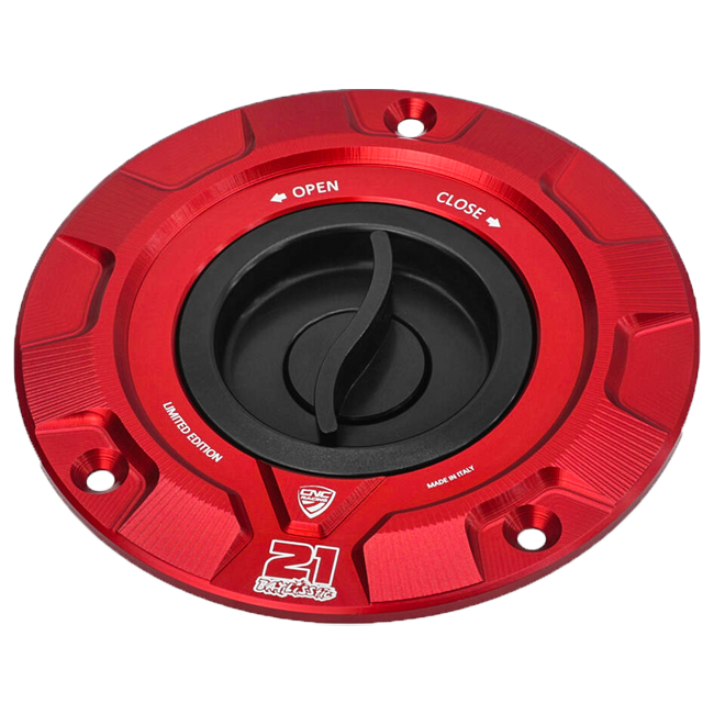 Cap de réservoir avec système de verrouillage rapide Troy Bayliss Édition Limitée CNC Racing Ducati Panigale V4/S (2025) TS423TB 