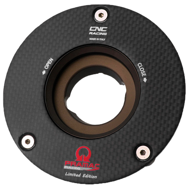 Cap de réservoir en carbone Pramac Racing Édition Limitée CNC Racing Ducati Panigale V4/S (2025) TSB21PR 