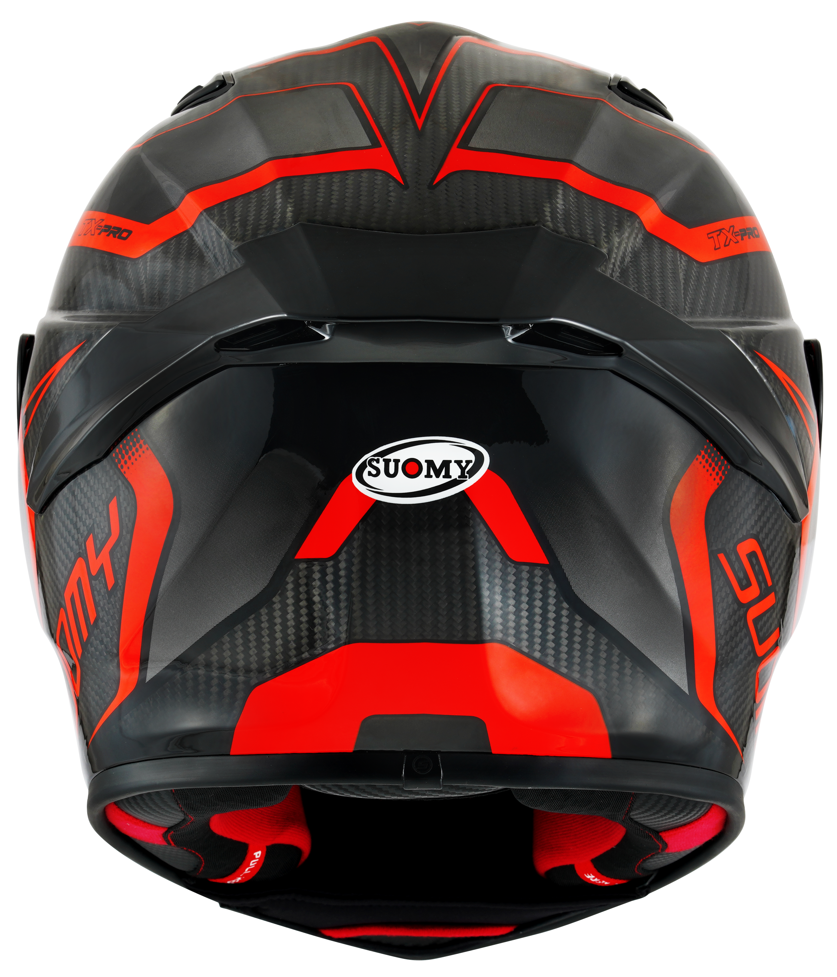 Casque Suomy TX-Pro Carbon Advance Rouge Fluo K6TX0003 