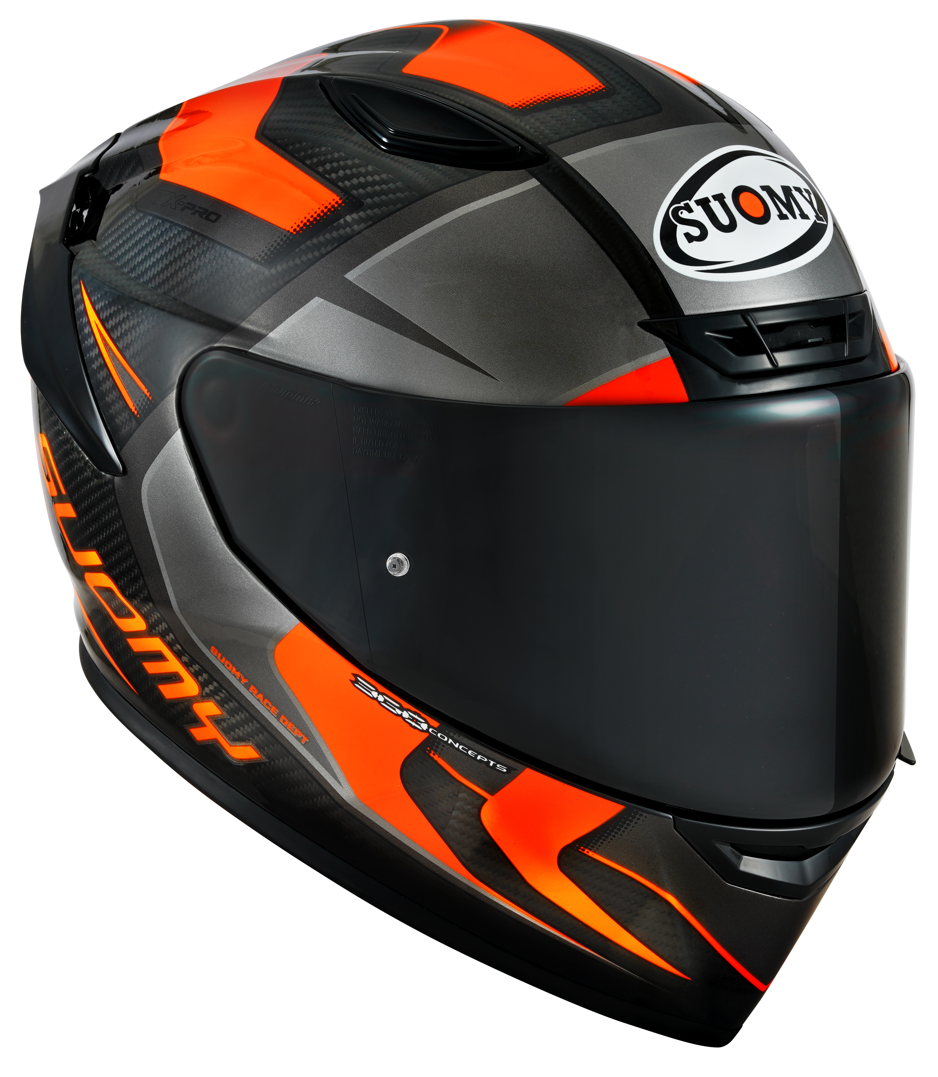 Casque Suomy TX-Pro Carbon Advance Orange Fluo K6TX0004 