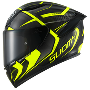 Casque Suomy TX-Pro Carbon Advance Jaune Fluo K6TX0005 