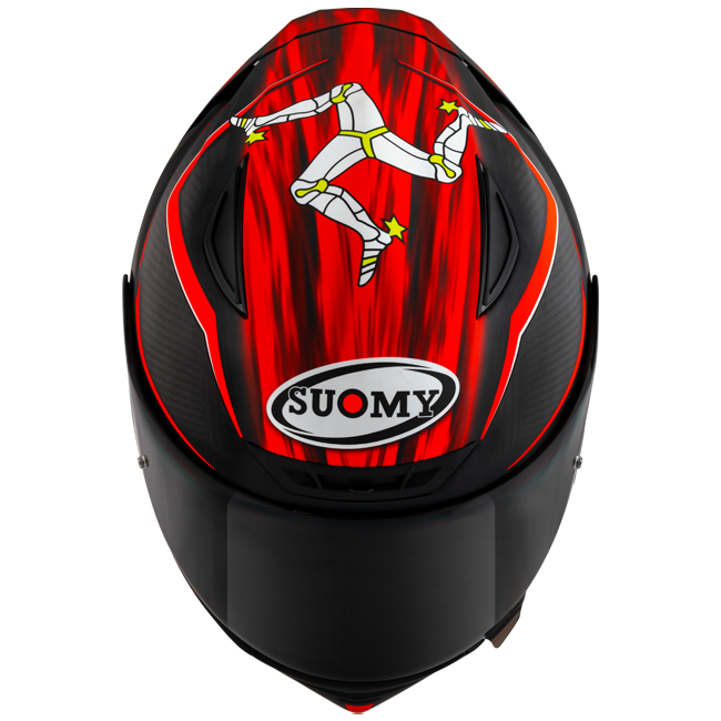 Casque Suomy TX-Pro Carbon Johnson Replica Rouge Mat K6TX0010 