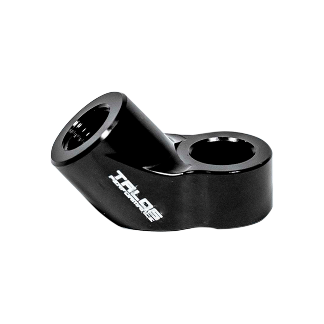 Adaptateur de raccord de l'étrier de frein TALOS avec un angle de 25° ou 40°, pour des raccords à déconnexion rapide avec un filetage de raccordement M10x1.0, comme par exemple le STÄUBLI SPH.03.7410 etc. 