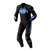 RST Tractech EVO D3O combinaison une pièce Combinaison en cuir – combinaison de course perforée | homme | noir/bleu | 103634 