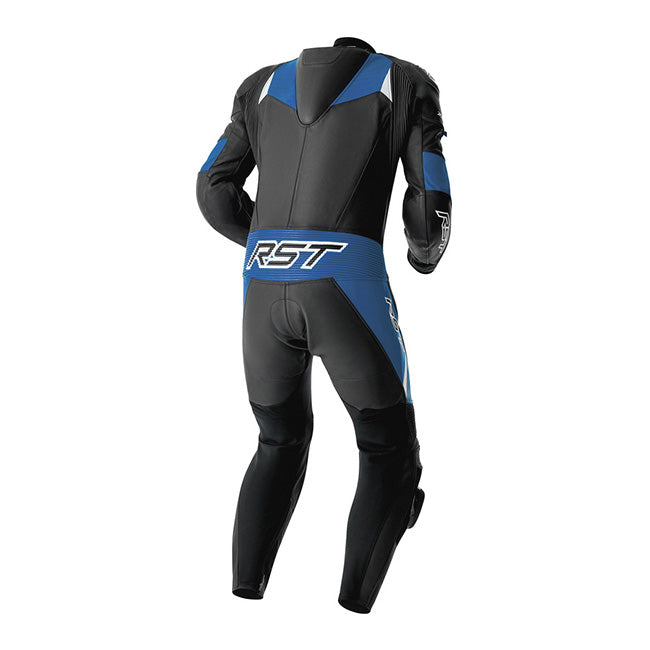 RST Tractech EVO D3O combinaison une pièce Combinaison en cuir – combinaison de course perforée | homme | noir/bleu | 103634 