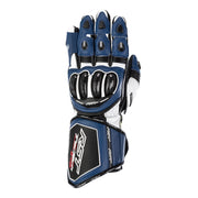 Gants en cuir moto RST Tractech Evo 4 | Homme | Bleu/Blanc/Noir | 102666 